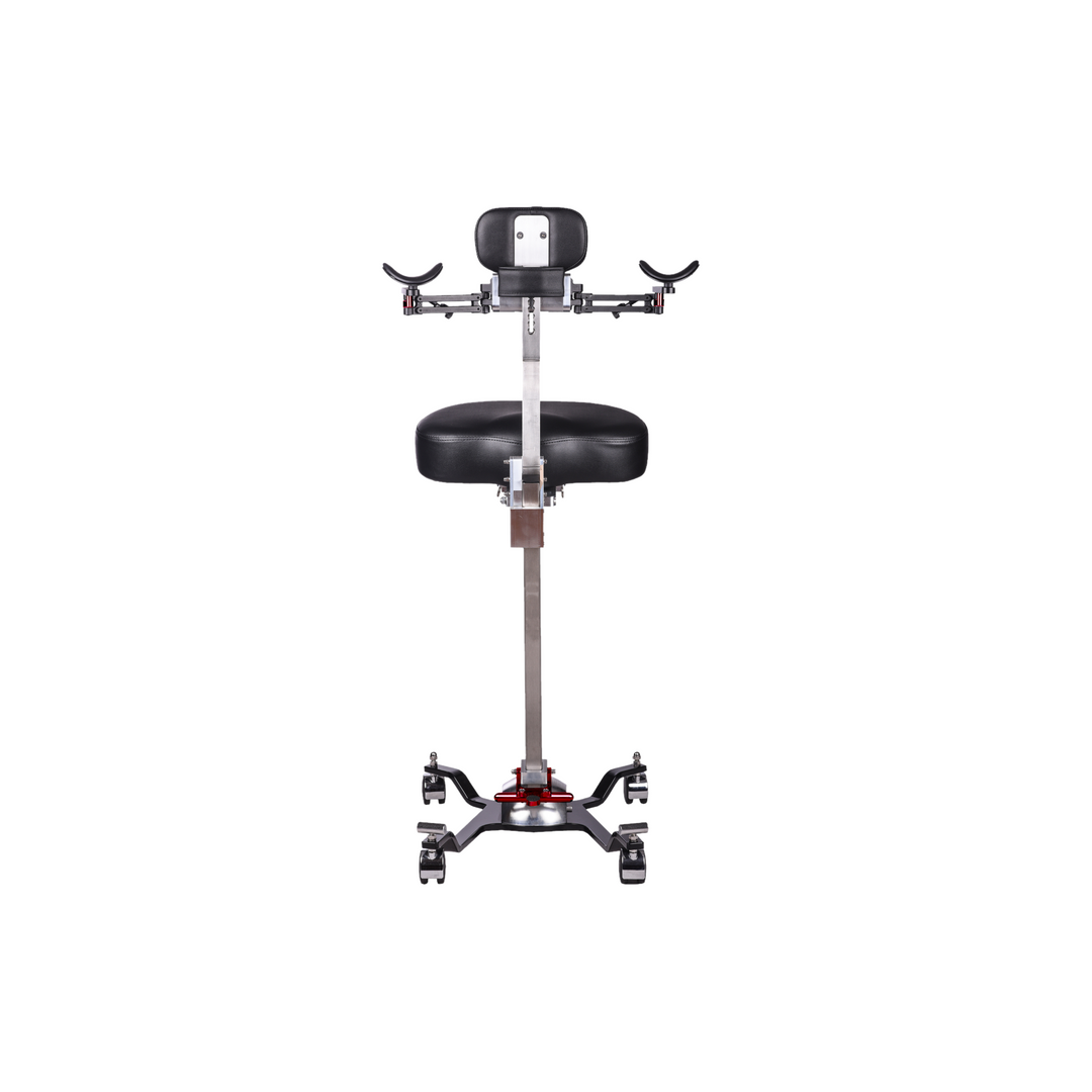 Ergonomic surgical stool for surgeons, dentists, dental assistants, hygienists, aestheticians, tattoo artists, beauty technicians, microsurgery, workplace, and other healthcare professionals